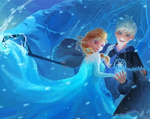 Jack And Elsa Disney Diamond Paintings