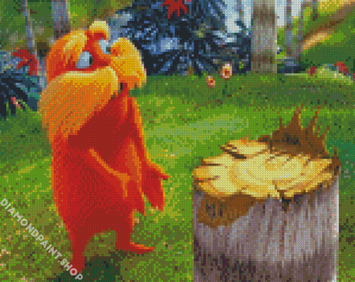 Lorax Character Diamond Paintings