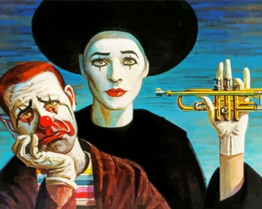 Musician Mime Diamond Paintings