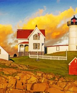 Nubble Lighthouse Diamond Paintings