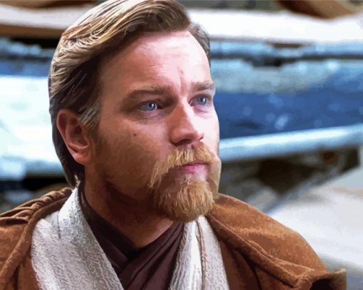 Obi Wan Kenobi Face Diamond Paintings