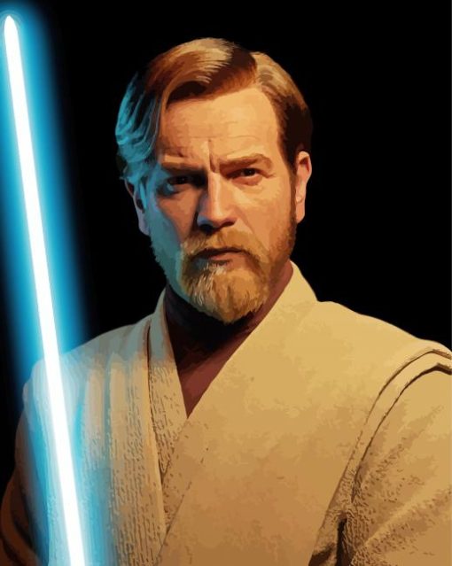 Obi Wan Kenobi Character Diamond Paintings