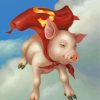 Flying Pig Art Diamond Paintings