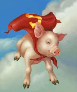 Flying Pig Art Diamond Paintings