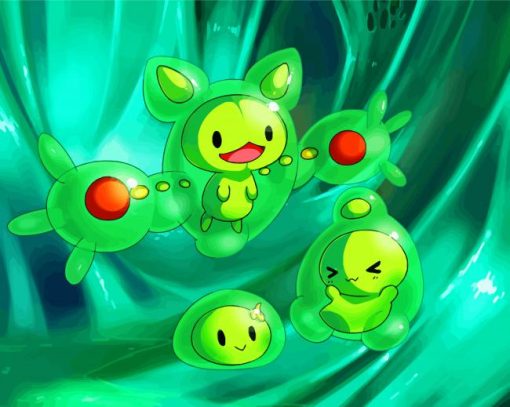 Pokemon Species Solosis Diamond Paintings