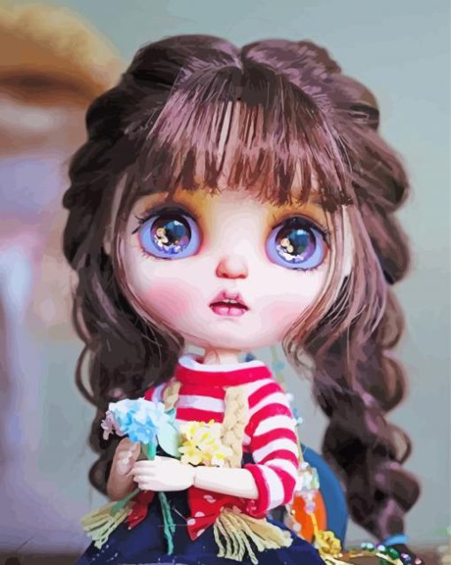 Pretty Big Eyes Doll Diamond Paintings