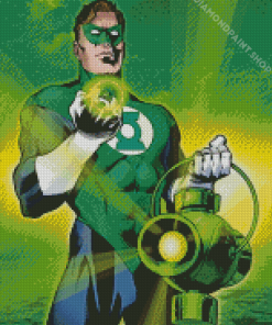 Green Lantern Diamond Paintings