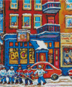 St Viateur Bagel Diamond Paintings