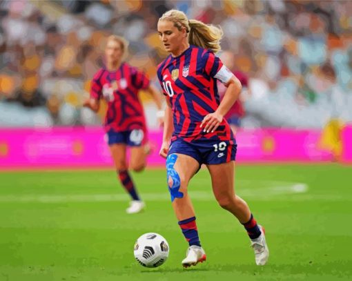 Uswnt Soccer Player Diamond Paintings