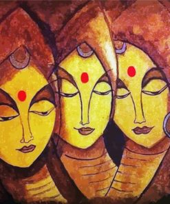 Abstract Indian Diamond Paintings