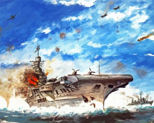 Aircraft Carrier Diamond Paintings