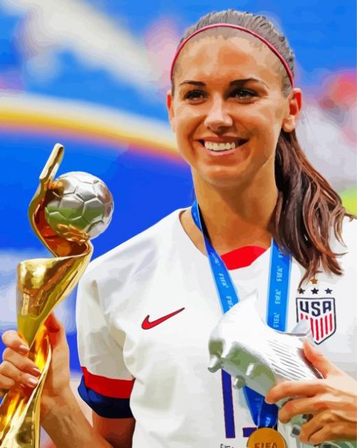 Alex Morgan Soccer Player Diamond Paintings