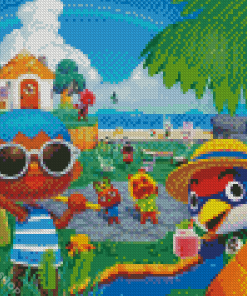 Animal Crossing Game Diamond Paintings