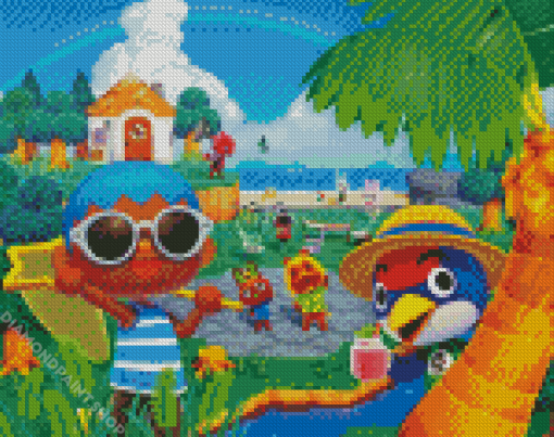 Animal Crossing Game Diamond Paintings