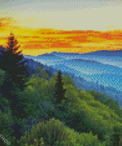 Artistic Appalachian Mountains Diamond Paintings