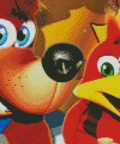 Banjo And Kazooie Characters Diamond Paintings