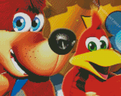 Banjo And Kazooie Characters Diamond Paintings