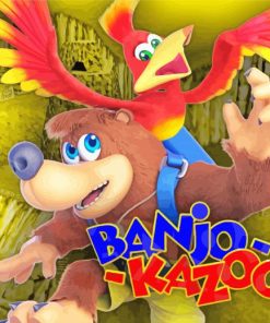 Banjo And Kazooie Poster Diamond Paintings