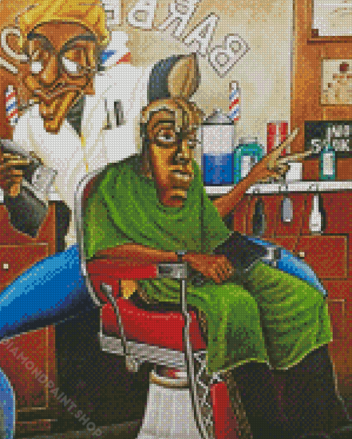 Barbershop Art Diamond Paintings