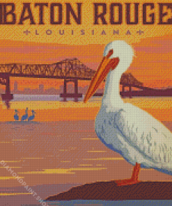 Baton Rouge Poster Diamond Paintings