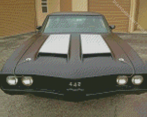 Black 1969 Oldmobile Diamond Paintings