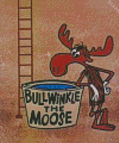 Bullwinkle J Moose Diamond Paintings