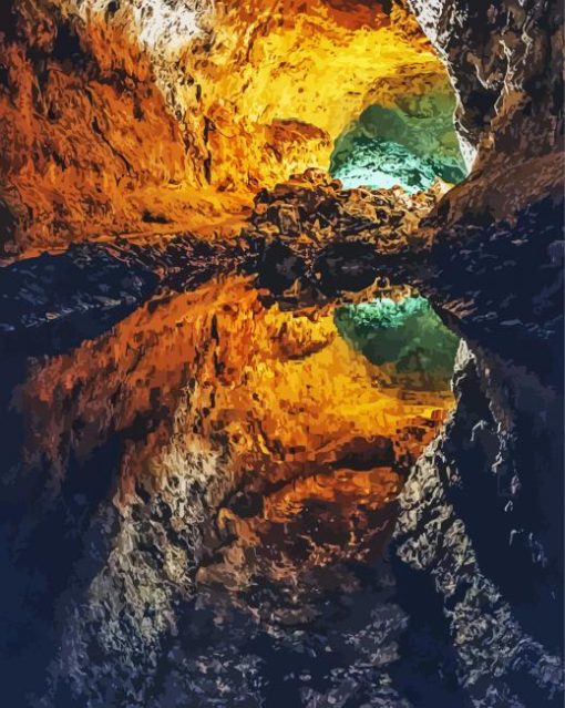 Canary Islands Cave Diamond Paintings