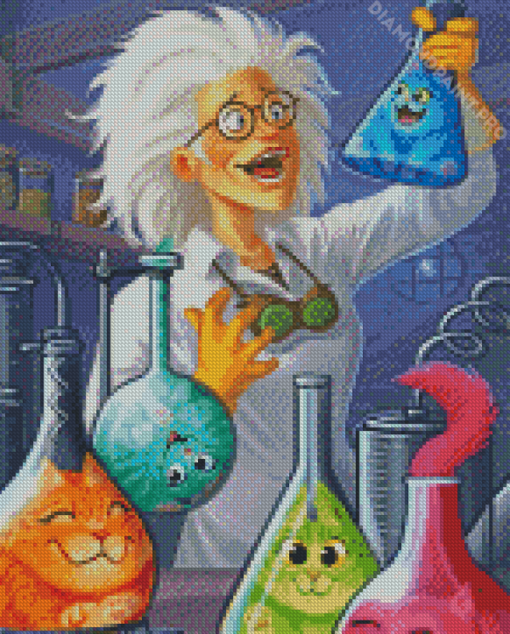 Chemist Scientist Diamond Paintings