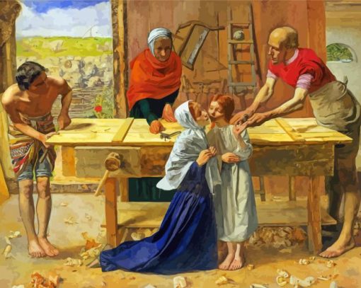 Christ And His Parents Diamond Paintings