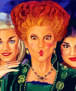 Close Up Sanderson Sisters Diamond Paintings