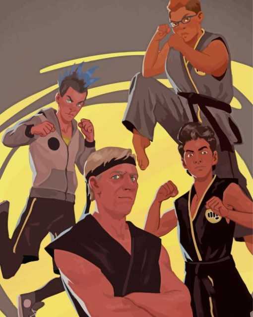 Cobra Kai Cartoon Diamond Paintings