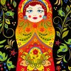 Colorful Matryshka Doll Diamond Paintings