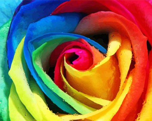 Colorful Rose Art Diamond Paintings