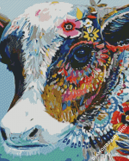 Colorful Cattle Diamond Paintings