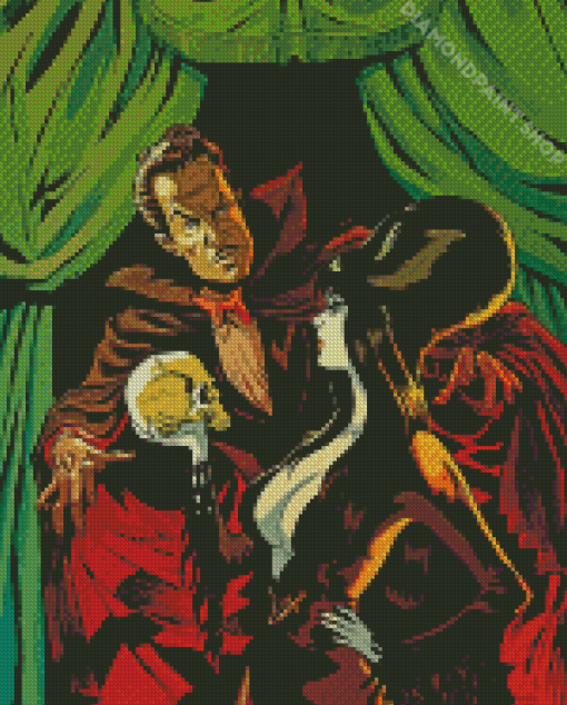 Elvita And Vincent Price Diamond Paintings