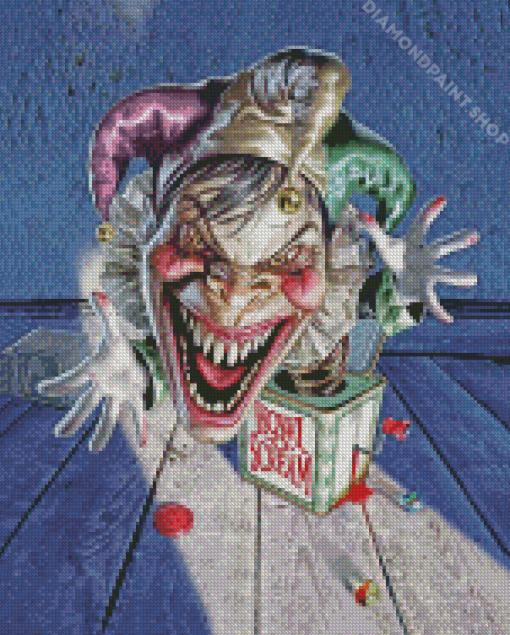 Evil Clown Art Diamond Paintings