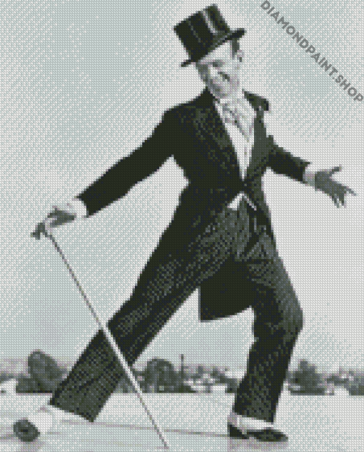 Monochrome Fred Astaire Diamond Paintings