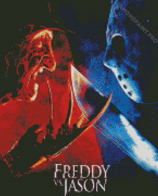 Freddy Vs Jason Poster Diamond Paintings