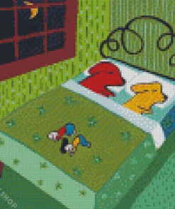 Funny Dogs Sleeping Diamond Paintings