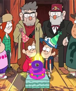 Gravity Falls Characters Diamond Paintings