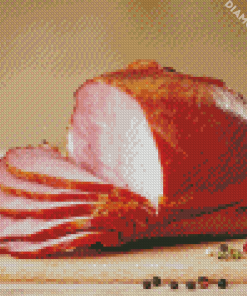 Tasty Ham Tranches Diamond Paintings