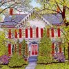 Historic House Garden Diamond Paintings