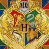 Hogwarts Crest Logo Diamond Paintings