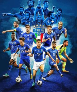 Italy National Football Team Diamond Paintings