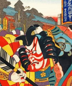 Japanese Kabuki Hut Diamond Paintings