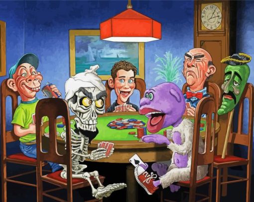 Jeff Dunham Illustration Diamond Paintings