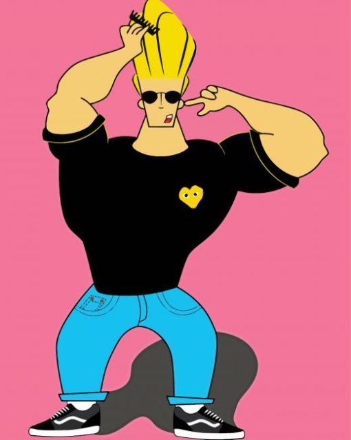 Johnny Bravo Character Diamond Paintings