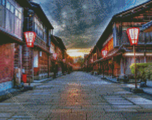 Kanazawa Street Diamond Paintings