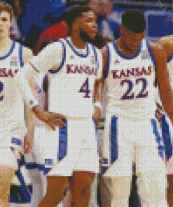 Kansas Basketball Team Diamond Paintings