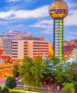 Knoxville Sunsphere Diamond Paintings